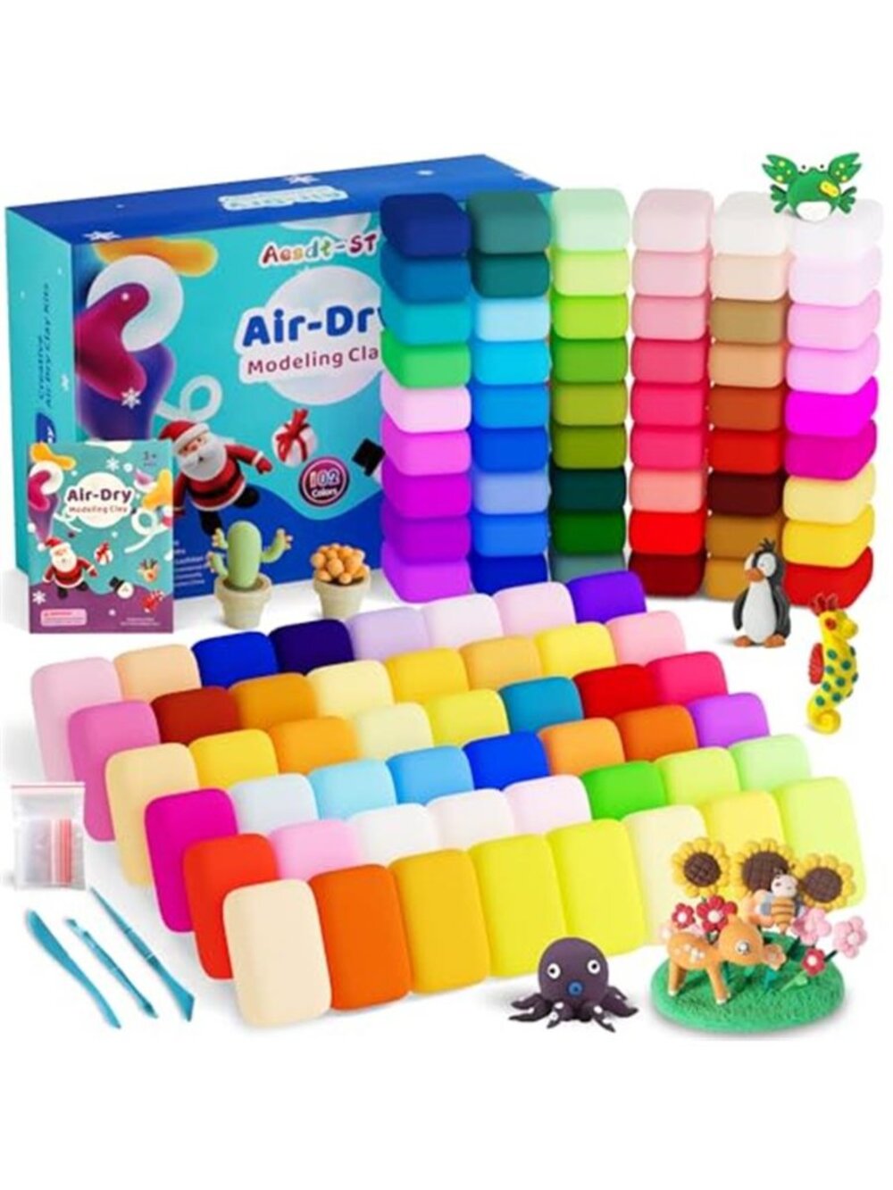 New Air Dry Clay 102 Colors, Modeling Clay for Kids, DIY Model Magic Clay
